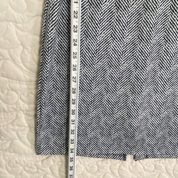 The Limited Mini Dress Office Wear Size 4 Herringbone Gray - Picture 11 of 11